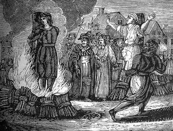 سوزاندن جادوگران در قرون وسطی
