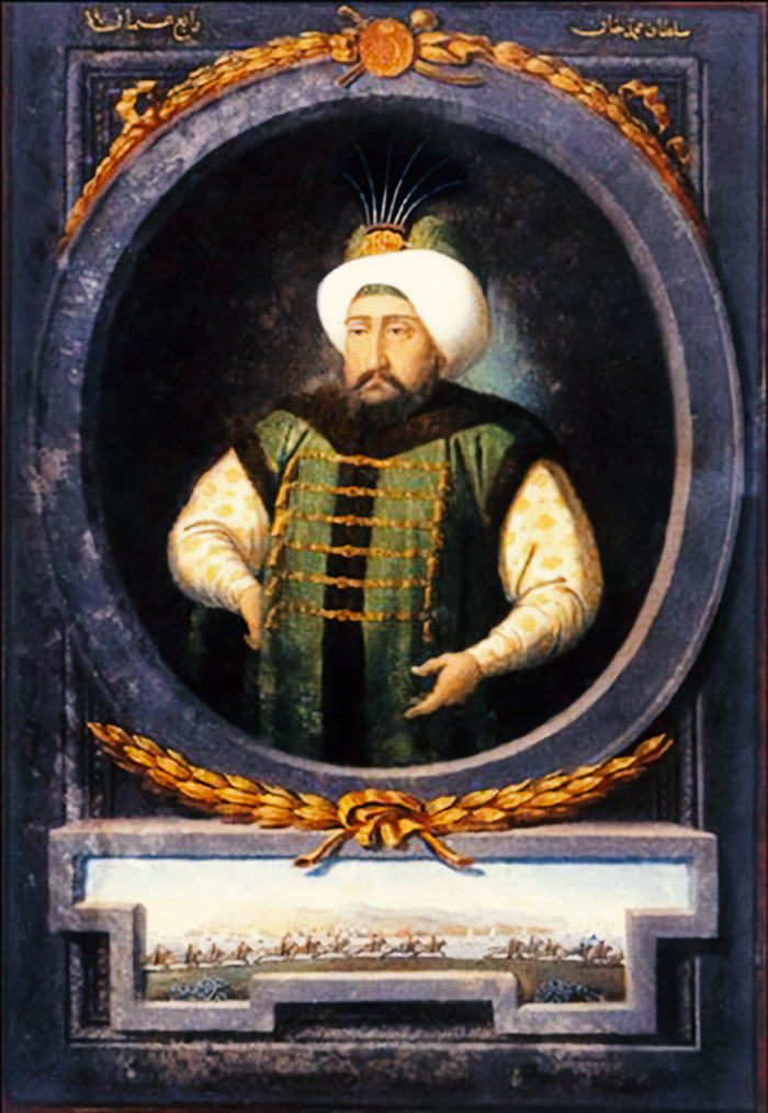 نگاره‌ای از سلطان محمد چهارم امپراتور عثمانی