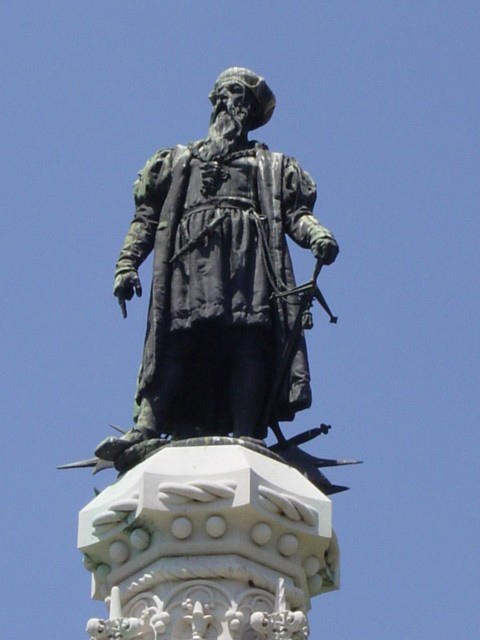 مجسمه‌ی آلفونسو د آلبوکرک در شهر لیسبون، پایتخت پرتغال