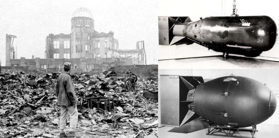 بمب هسته‌ای در هیروشیما و ناکازاکی ژاپن