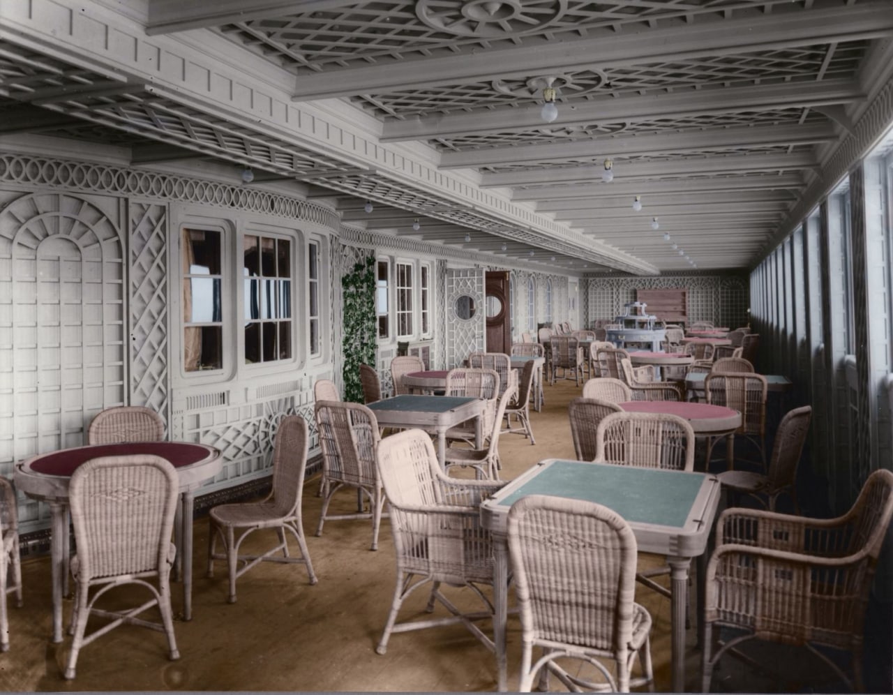 کافه پاریسی؛ یک کافه لوکس و درجه یک در کشتی تایتانیک