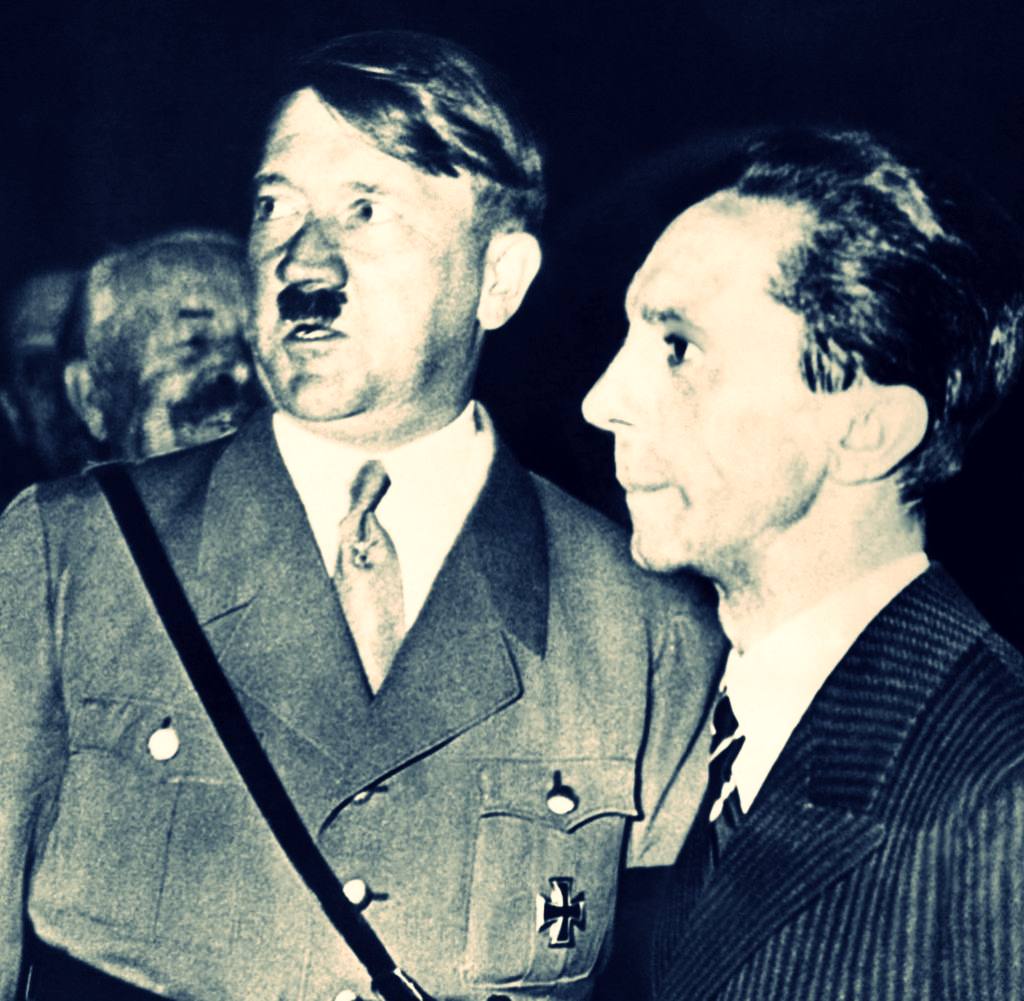 یوزف گوبلس آدولف هیتلر